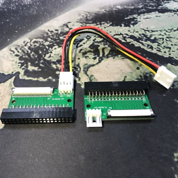 34-bens diskettedrevsgrænseflade til 26-bens FFC FPC-adapter PCB-kort FFC FPC-stik