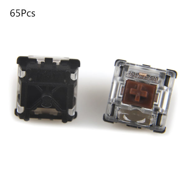 Gateron Mekaniskt tangentbord Tyst Brytare Svart Röd Te Grön Silver Gul 5pin Transparent för Chassi för RGB Plug-in La