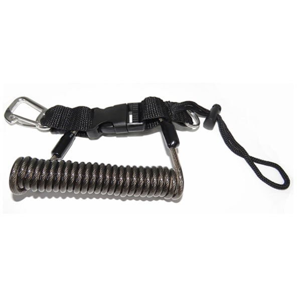 Undervattensdykning Snappy Snappy Spole Camera Light Torch Lanyard Clip Spänne Pink