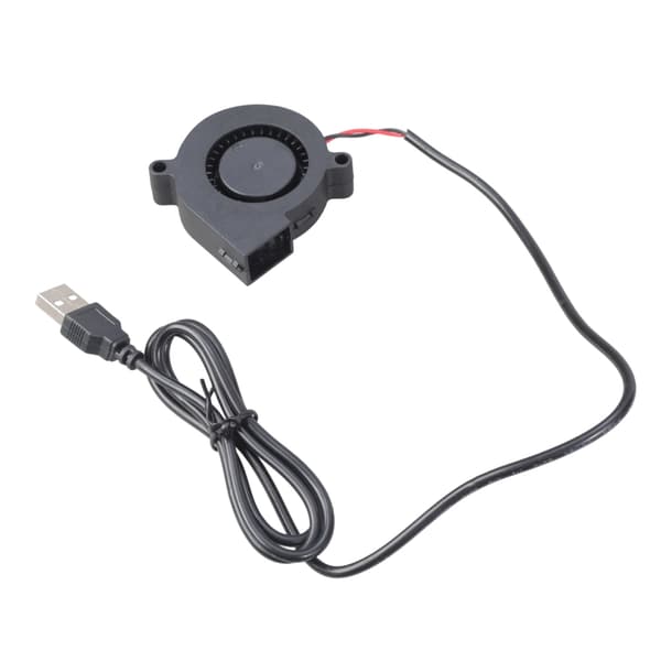 Plast 50mm Fläkt 5V USB Kylfläkt För Datorutrustning Ersättning