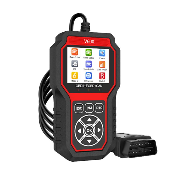 Universal Bil Diagnostikverktyg Portabel Auto Scanner V600 för Motorfelkoder