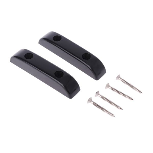 2 st Svarta Tumstöd/Dragstång/Fingerdrag för Fender Jazz Precision Basgitarr