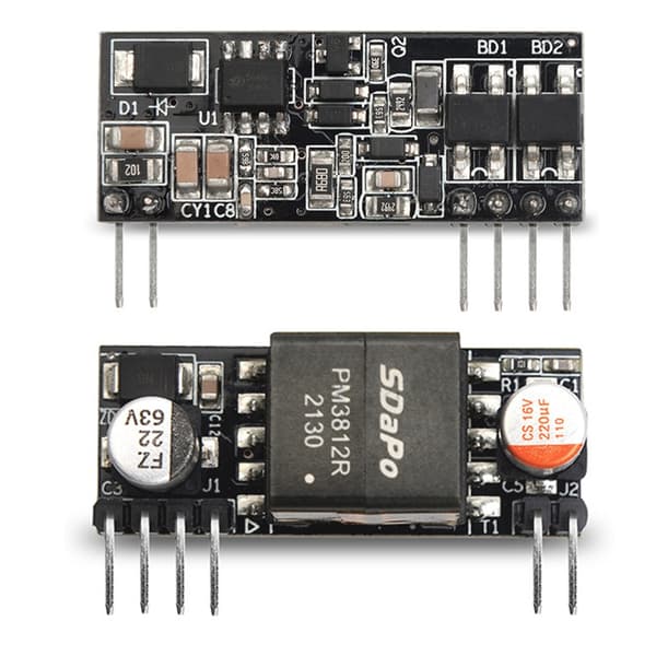 DP1435 Isolerad Poe Modul Kort Stift-typ med Solid Kondensator För Effektiv