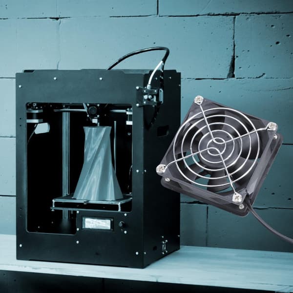 8 cm diameter ventilationsventilator til effektiv luftcirkulation i kabinetter