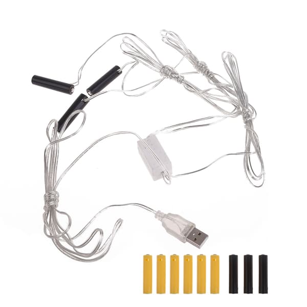 AAA-batterieliminatorer Power för LED-lampor, elektriska klockfläktkameror Byte av AAA-batterier One for three