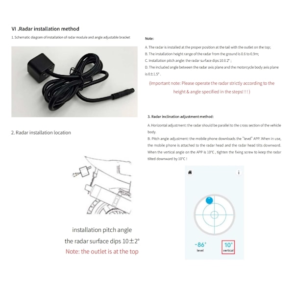 BSD Afstandsassistent Blindvinkeldetekteringssystem Køreassistancesensor