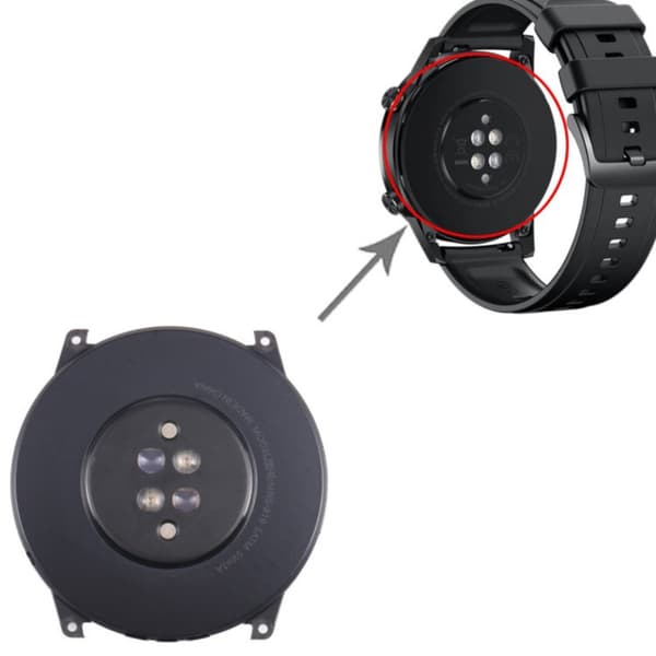 Älykellon lisävaruste Watch 2 46mm:lle, takakansi akulla