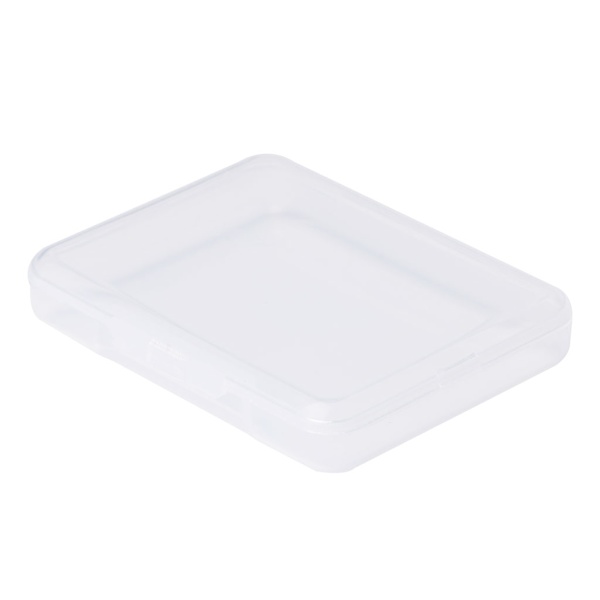 Rektangulær Plast Klar Transparent Opbevaringsboks Samling Beholder Organizer