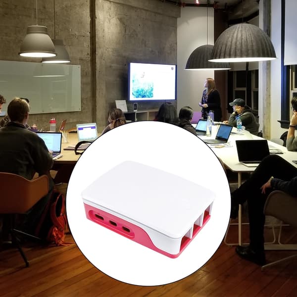 ABS-deksel for Raspberry Pi 5 forbedrer ytelsen med innebygd kjølevifte