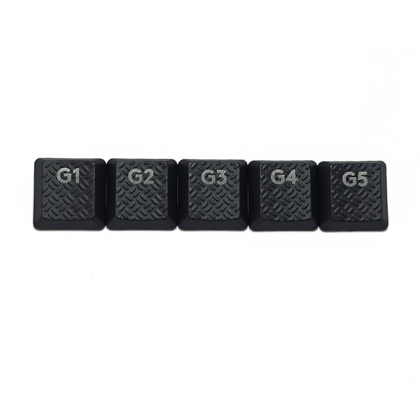 Ersättning för nyckelkapslar för Logitech G813/G815/G913/G915 RGB TKL Mekaniskt tangentbord Tangentkapslar G1-G5 Keycaps 5 st Black