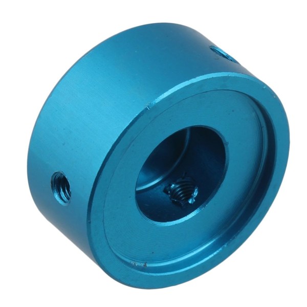 Elektrisk gitarr Effekt Pedal Toppers Gitarr Effekt Fot Spik Cap med insatsskruvar Gitarr Effekt Make Cap Metallknappar Blue