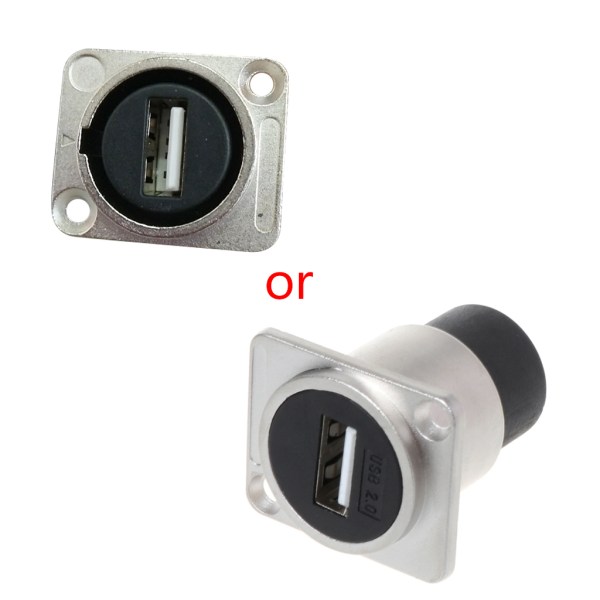 USB2.0 D Typ Sockel hona till hona modulkontakt USB -kontakt Panel Mou