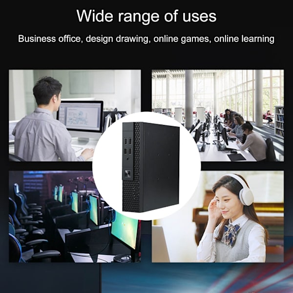TX07 Mini ITX PC-fodral Tower HTPC Litet Chassi Speldatorfodral Server