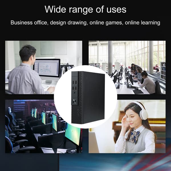 TX07 Mini ITX PC-kabinett Tårn HTPC Lite Chassis Gaming Datamaskinkabinett Server