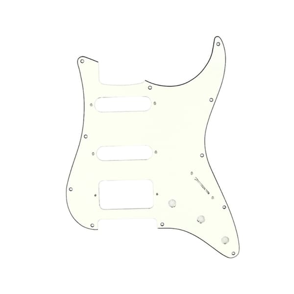 3-lagers 11-håls elgitarr valskydd anti-scratch pärlplatta cover för ST SQ elgitarrtillbehör Off white