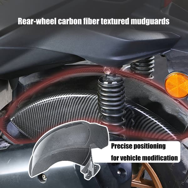 Motorcykel Bakskärmar Skydd Universal Plast Stänkskydd för XMAX300
