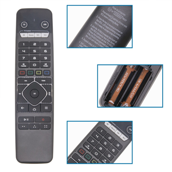 Smart programmerbar inlärningsfjärrkontroll Röstbyte för Formuler Z7+ 5G Z8PRO Z10 Z10PRO 4K UHD TV-boxar
