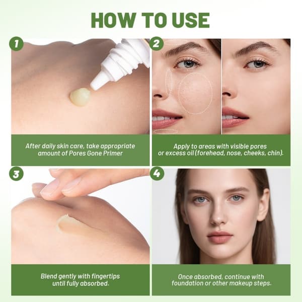 Åndbar Jelly Face Primer til Shine Control Hud Perfekt Makeup Vedhæftning