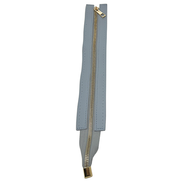 30 cm PU Læder Lynlås med Huller Metal Lynlås DIY Lynlås Udskiftning Hardware Lynlås Tilbehør til Syning af Håndtaske
