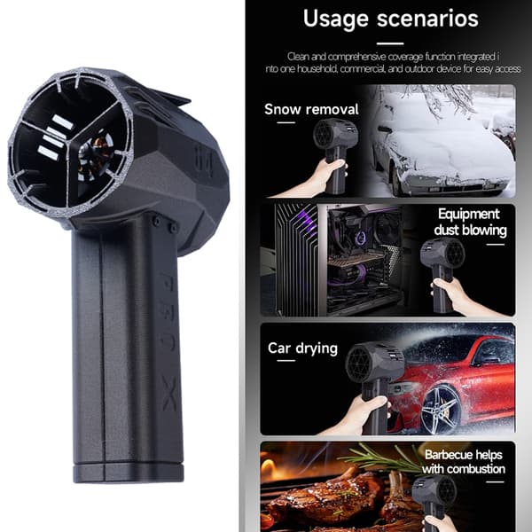 Mini X64 Professionell Högpresterande Fläkt med Stabilt Luftflöde och Bekvämt Grepp