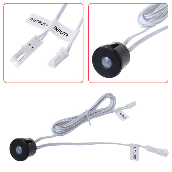 DC12V LED-belysning Rörelsesensor Hand Wave Dimmer PIR Infraröd rörelsesensor Switch LED Strip Lights ​Touch Switch