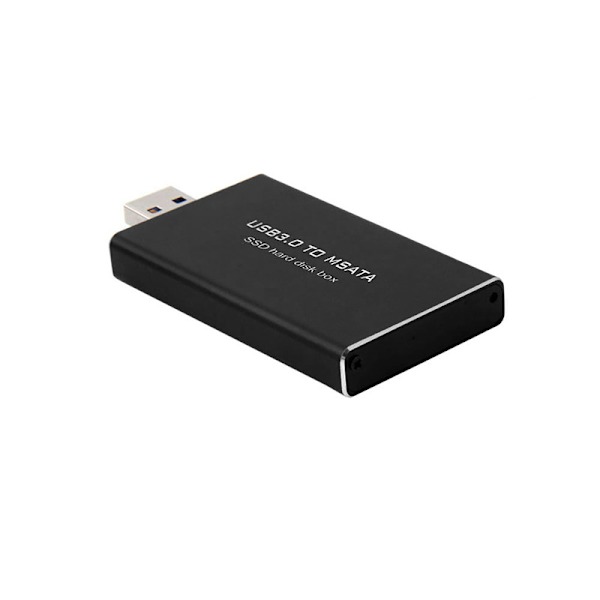 USB 3.0 til mSATA SSD Harddisk Boks Konverter Adapter Kabinet Ekstern til Case