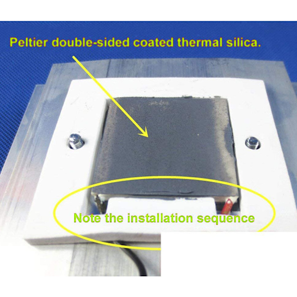 12V Peltier Semiconductor Refrigeration Cooler Module Kylsystem för med fläkt