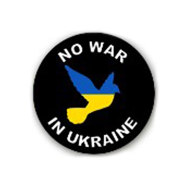 Ukraina Be för I Stand with Peace Knappmärke Pin Ukraina Pin Badge Knapp Med Nål Rund Brosch Dekor Ryggsäckskjorta 15