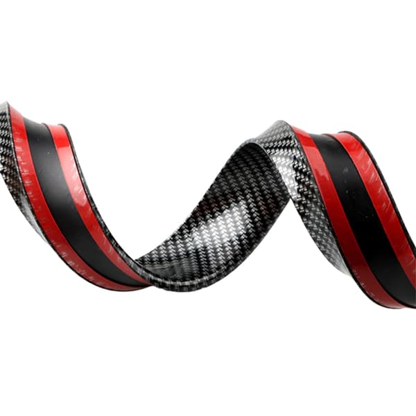Aerodynamisk bakvinge-spoilerdeksel i karbonfiber, passer til biltilbehør Matte black 3.5cm