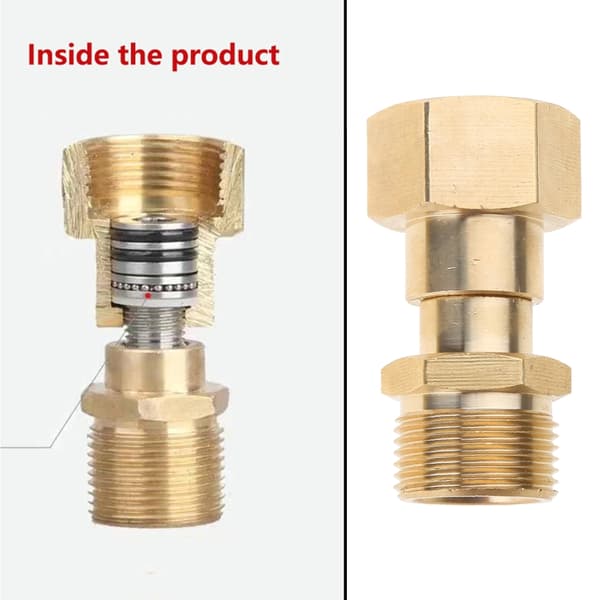 2 st M22 14mm Högtryckstvätt Svängled Högtryckstvätt Adapterkoppling