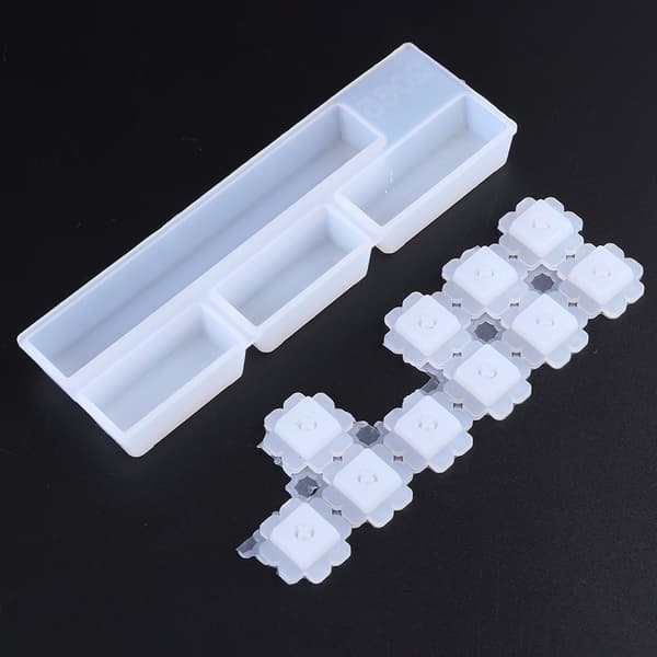 for Key Cap Silikonform UV Epoxy Mekanisk Tastatur Epoxy Resin Form for DIY