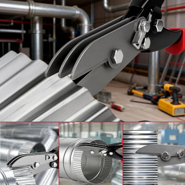 Multifunktionel Plade 5-Blads Krymper Perfekt til HVAC-systemer Metalbearbejdning
