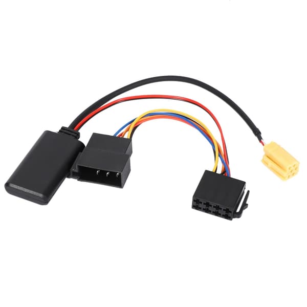 Bil Bluetooth-kompatibel AUX Mottaker Klar Lyd Stereo MINI 6Pin Kabeladapter