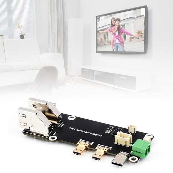 Adapterkort Forbedrede Præstationer Til RPI 5 og 4B Strømforsyning
