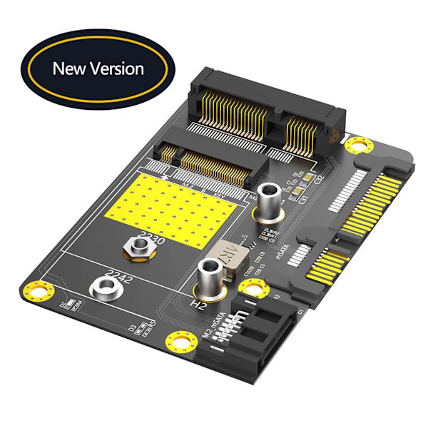 2 i 1 SATA3.0 Msata/M.2 SSD'er til Dobbelt SATA3 Computer Adapterkort