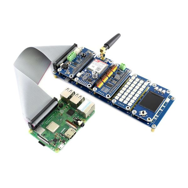 for Stack HAT 5x 20x20 GPIO Pin Header Udvidelse med GPIO Kabel