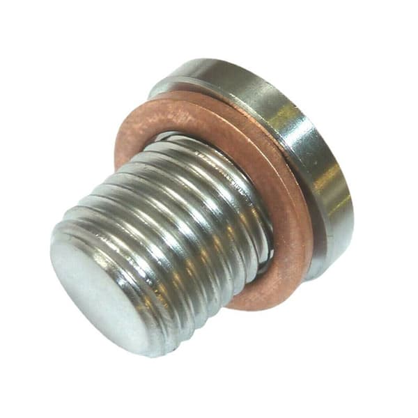 O2 Sensor Bung Propper Rustfrit Stål M12x1.25 Ilt Bredbånds Bung Prop Hex til