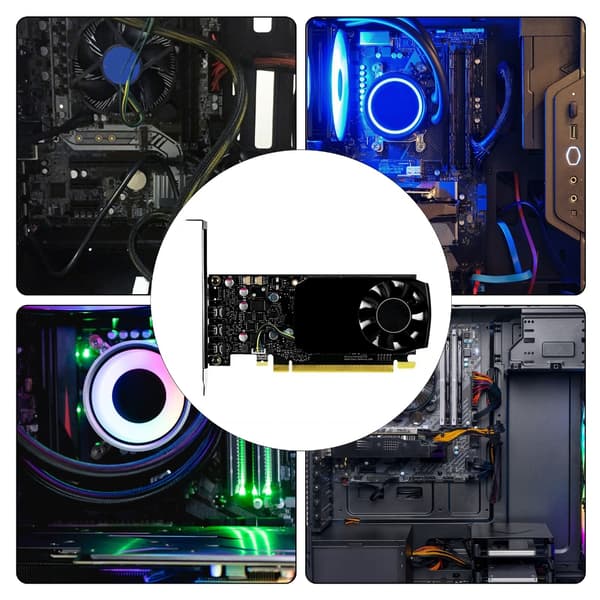 P600 Grafikk 2GB GDDR5 med feilkorrigerende minne for dataintegritet