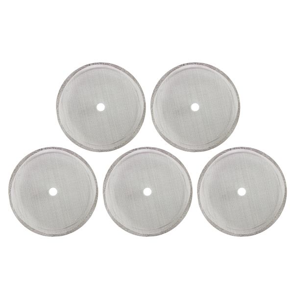 Fransk press kaffefilter i rostfritt stål, 5 x 350 ml/800 ml/1000 ml, återanvändbar