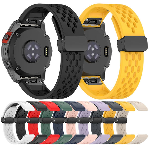 Watch i silikon för Fenix ​​7X/7X pro/Epix Pro 51 mm Smartwatch Snygga watch Vattentätt armband Blue