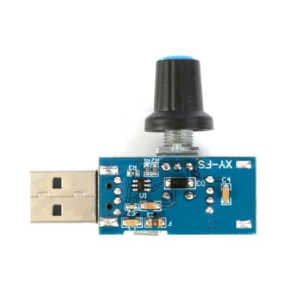 5W USB Ventilator Hastighed Trinløs Regulator Modul USB Hastighedsregulator 5V USB