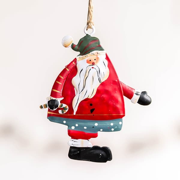 Håndlaget Julepynt i Jern – Santa Engeldekorasjon til Hjemmefest A