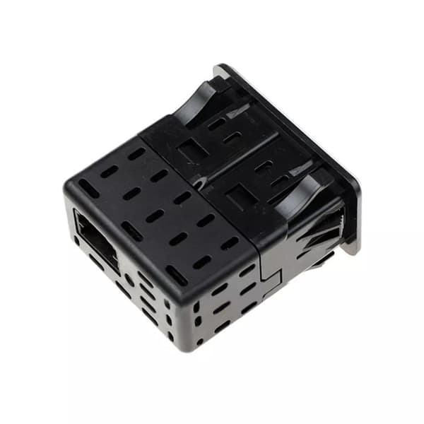 Liten USB-ladeadapter for bil, USB-ladestasjon i plast