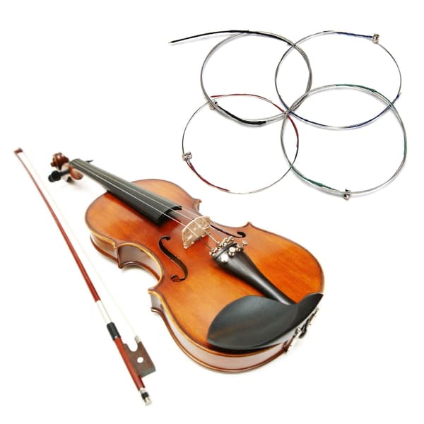 4 stk. 3/4 & 4/4 Violinstrenge Stålkerne Violinstreng Violintilbehør