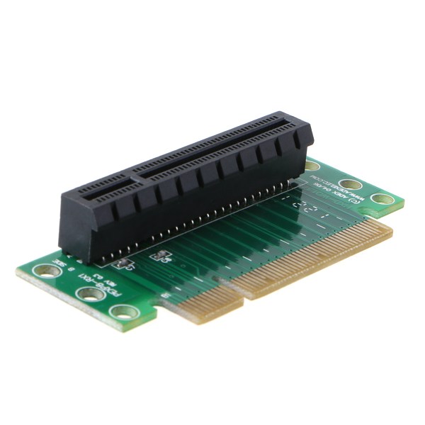 PCI-Express 8X Riser Card 90-graders vänstervinkeladapterkort 1U-höjd Datorserver PCIe-sockeladapter Hög precision
