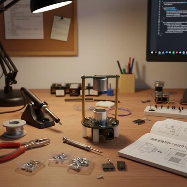 Ultralydslevitator Suspension DIY Læringssæt Stående Controller
