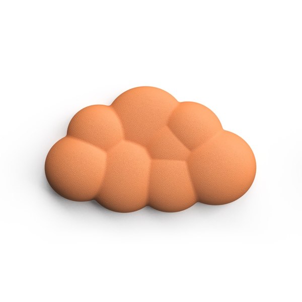 Molnformad Handledsstöd PU-material Halkfri Gummibas Memory Foam för 100 Tangenter 87 Tangenter 68 Tangenter Tangentbord Musmatta