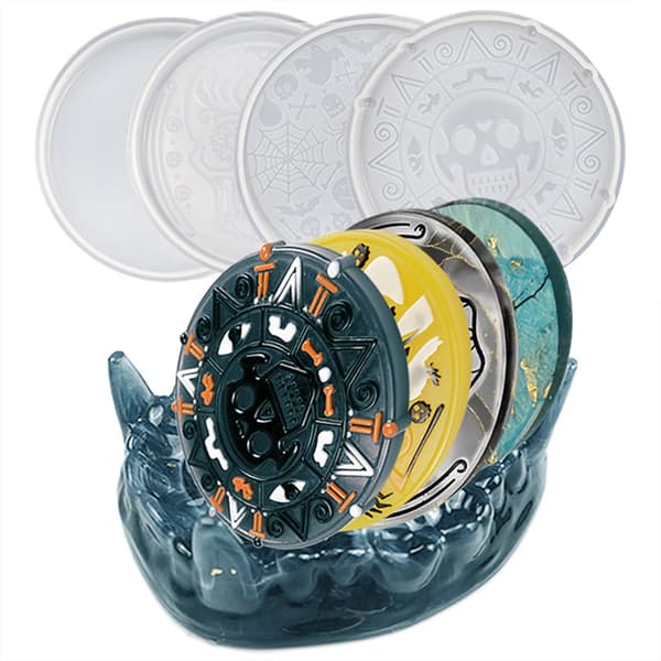 5x Fangs Coaster Stand Opbevaringsforme Silikoneforme til Epoxy Resin Støbning
