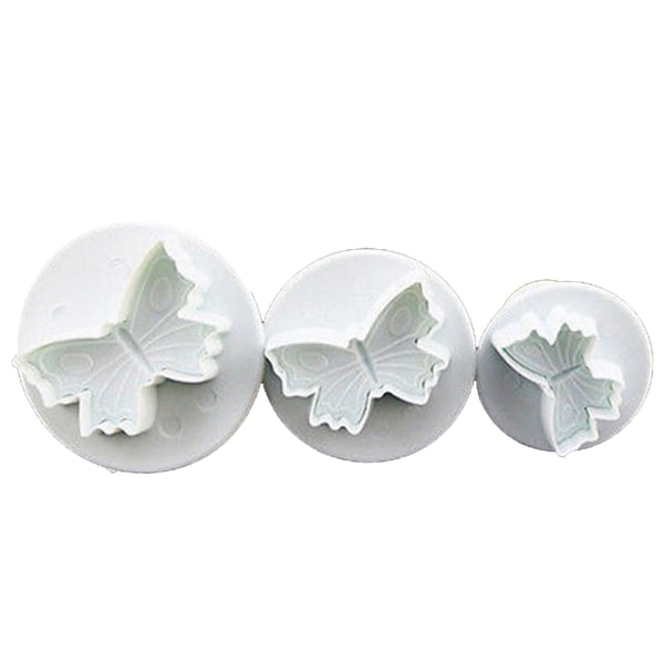 3-delade fondantkutter Flerformade molds Baktillbehör Plastmaterial Perfekt bakpresent till bakningsälskaren Maple leaf