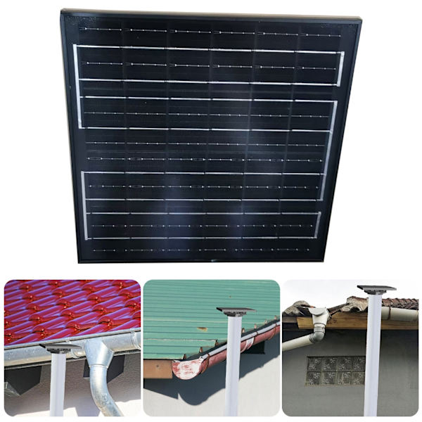 Solpanel Udstødningsventilator Uden Batteri Ventilationsventilator Til Skure Hønsehuse Brug